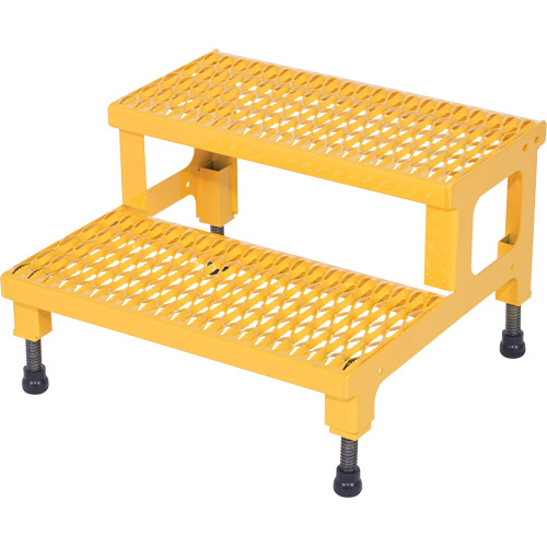 Adjustable Step-Mate Stand, 2 Step(s), 23-13/16" W x 22-7/8" L x 15-1/4" H, 500 lbs. Capacity Les Distributions ICE