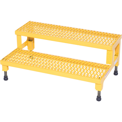 Plate-forme ajustable Step-Mate, 2 marche(s), 36-3/16" la x 22-7/8" lo x 15-1/4" h, Capacit&eacute; 500 lb Les Distributions ICE