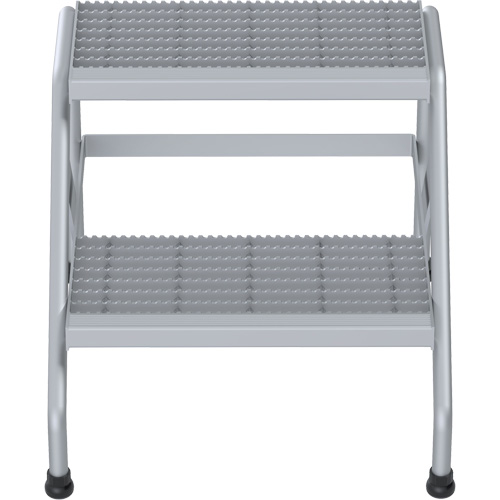Escabeau en aluminium, 2 marche(s), 22-13/16" la x 24-9/16" lo x 20" h, Capacit&eacute; 500 lb Les Distributions ICE