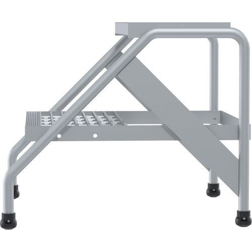 Escabeau en aluminium, 2 marche(s), 22-13/16" la x 24-9/16" lo x 20" h, Capacit&eacute; 500 lb Les Distributions ICE