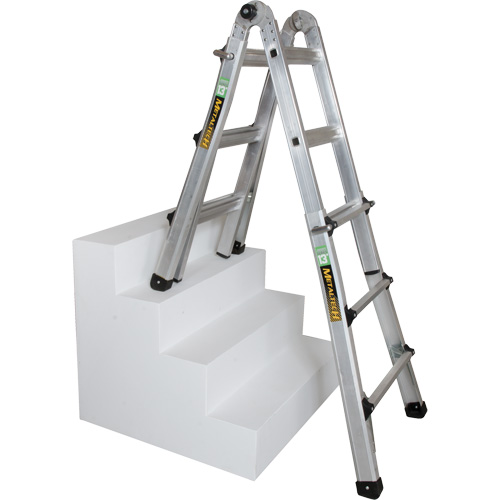 &eacute;chelle t&eacute;lescopique multipositions, 2,916' - 9,75', Aluminium, 300 lb, CSA calibre 1A Les Distributions ICE