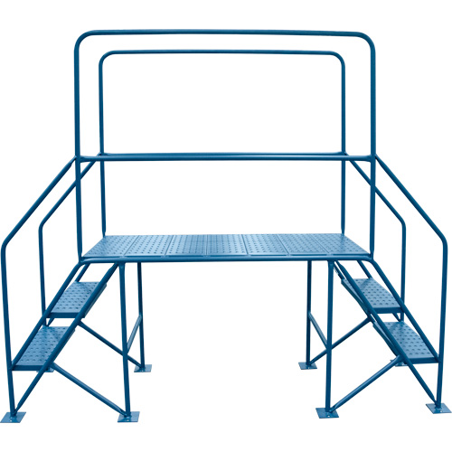 Crossover Ladder, 35-1/2" Overall Span, 31-1/2" H x 22" D, 22" Step Width Les Distributions ICE