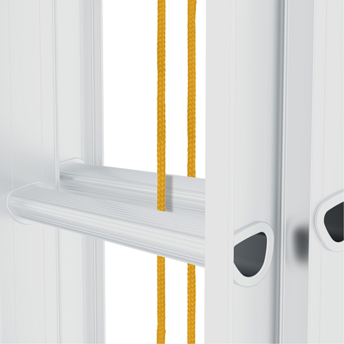 Jobsite Series Extension Ladder, 250 lbs. Cap., 24' H, Grade 1 Les Distributions ICE