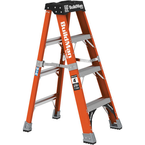 Step Ladder, 4', Fibreglass, 375 lbs. Capacity, Type 1AA Les Distributions ICE