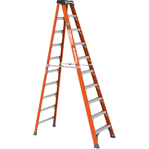Step Ladder, 10', Fibreglass, 375 lbs. Capacity, Type 1AA Les Distributions ICE