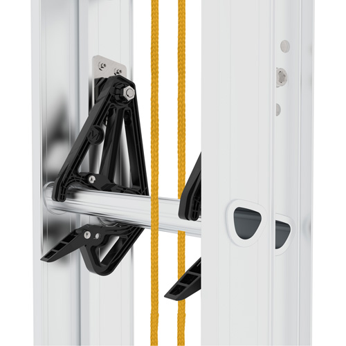 Jobsite Series Extension Ladder, 225 lbs. Cap., 24' H, Grade 2 Les Distributions ICE