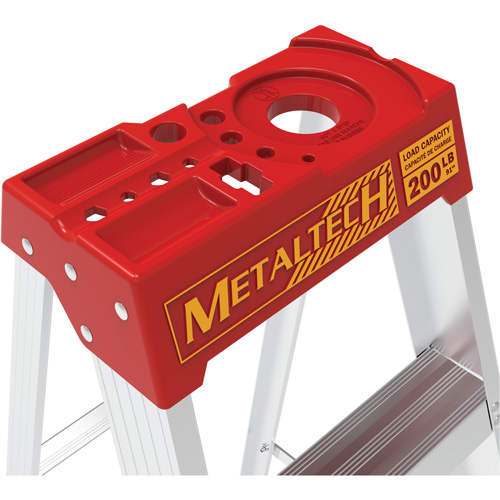 Step Ladder with Paint Tray, 6', Aluminum, 200 lbs. Capacity, Type 3 Les Distributions ICE