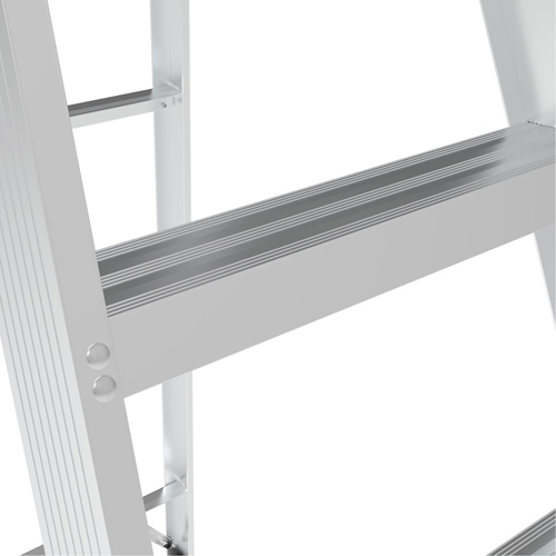 Step Ladder with Paint Tray, 6', Aluminum, 200 lbs. Capacity, Type 3 Les Distributions ICE