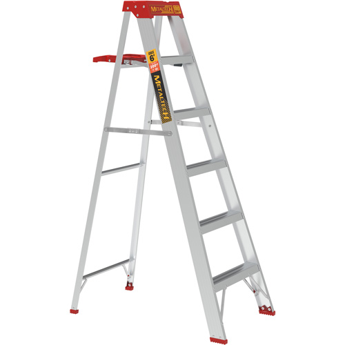 Step Ladder with Paint Tray, 6', Aluminum, 200 lbs. Capacity, Type 3 Les Distributions ICE