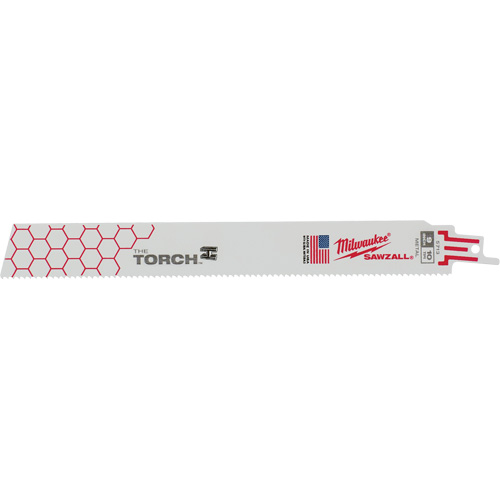 The Torch Sawzall&reg; Blades, Bi-Metal, 10 TPI, 9" L x 1" W Les Distributions ICE