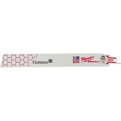 The Torch Sawzall&reg; Blade, Bi-Metal, 14 TPI, 9" L x 1" W Les Distributions ICE