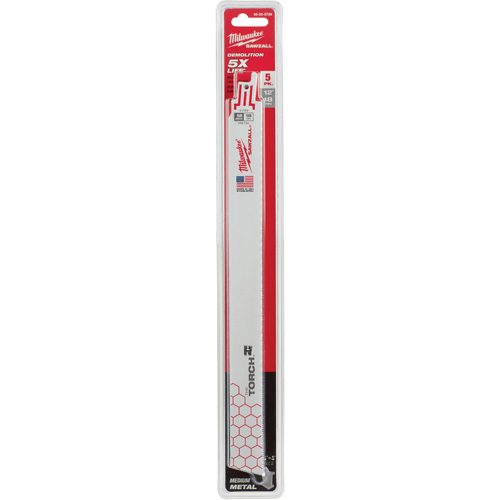 The Torch Sawzall&reg; Blades, Bi-Metal, 18 TPI, 12" L x 1" W Les Distributions ICE