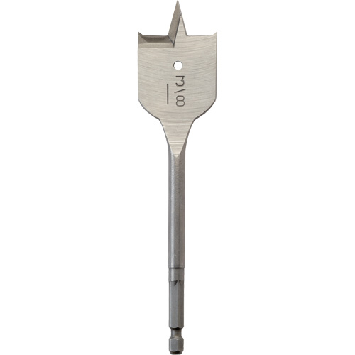 M&egrave;che plate, Diam&egrave;tre de 1-3/8", Tige 1/4" hex, Longeur de 6-3/4" Les Distributions ICE