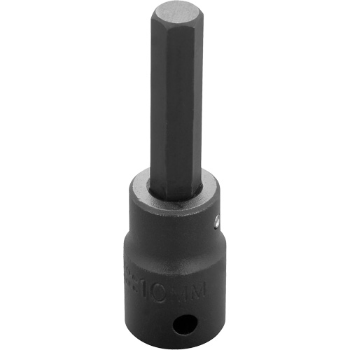 Embout &agrave; ins&eacute;rer, Hexagonale, 10 mm x 3-1/4" lo, Prise 1/2" Les Distributions ICE