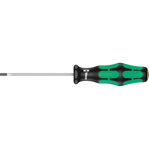 Tournevis pour vis &agrave; fente, Tige de 1/8", Ronde, 6-5/16" lo, Prise en Plastique Les Distributions ICE