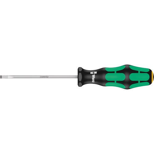 Tournevis &agrave; fente, Tige de 4 mm, Ronde, 7-25/32" lo, Prise en Plastique Les Distributions ICE