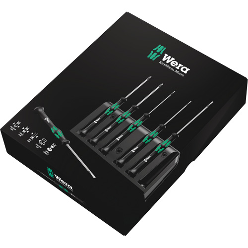 Micro Series Screwdriver Set with Rack, 6 Pcs. Les Distributions ICE