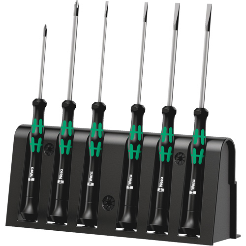 Micro Series Screwdriver Set with Rack, 6 Pcs. Les Distributions ICE