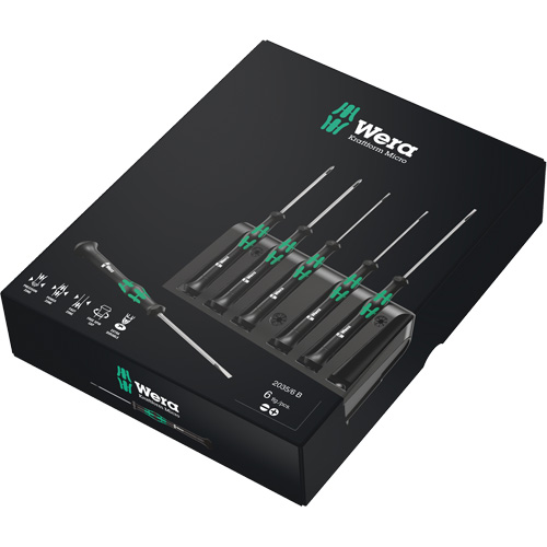 Micro Series Screwdriver Set with Rack, 6 Pcs. Les Distributions ICE