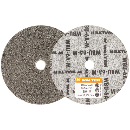 Blendex U Finishing Wheel, 3" Dia., 6AM Grit, Silicon Carbide Les Distributions ICE