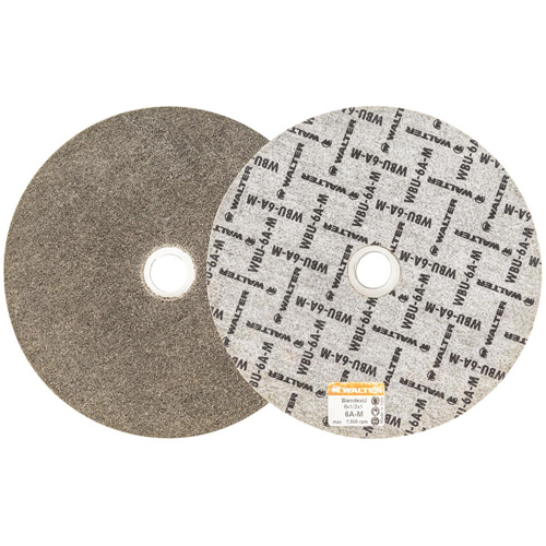Blendex U Finishing Wheel, 6" Dia., 6AM Grit, Silicon Carbide Les Distributions ICE