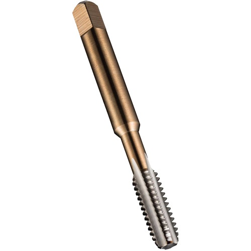 Taraud pour tuyau &agrave; usage g&eacute;n&eacute;ral, 14-1,25, 4 cannelures, 95 mm lo, Conique, Acier rapide Les Distributions ICE