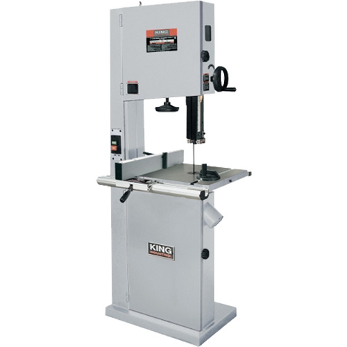 Scie &agrave; ruban de 21" pour bois avec guide &agrave; d&eacute;doublement, Vertical, 220 V Les Distributions ICE