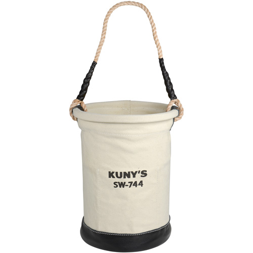 Heavy-Duty Buckets, 11" L x 11" W x 16" H, Canvas, Beige Les Distributions ICE