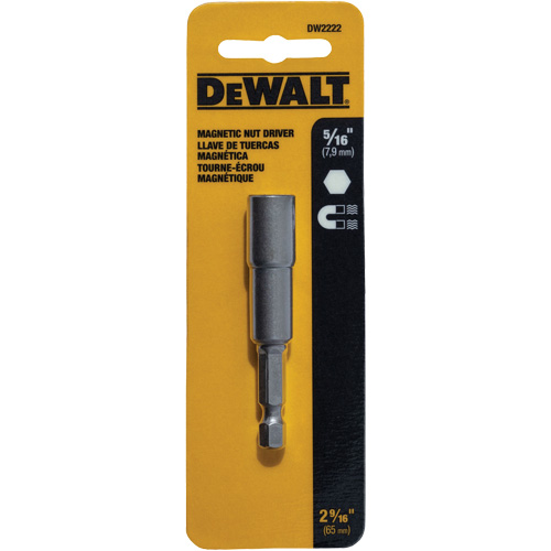 Tourne-&eacute;crou, Embout 5/16", Prise 1/4", 2-9/16" lo, Magn&eacute;tique Les Distributions ICE