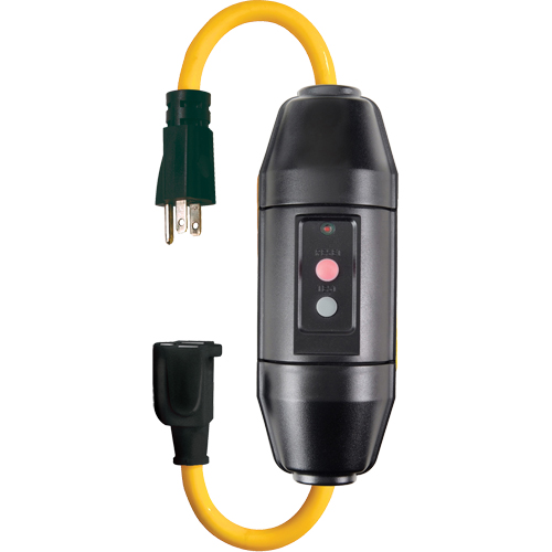 Cordons avec disjoncteur de fuite &agrave; la terre en ligne, 120 V, 20 A, Cordon de  Les Distributions ICE