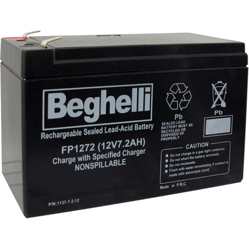 Blocs-piles scell&eacute;s au plomb-acide, 12 V, 7,2 Ah Les Distributions ICE