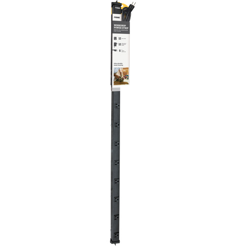 4' Power Strip, 12 Outlet(s), 6', 125 V Les Distributions ICE