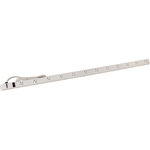 4' Power Strip, 12 Outlet(s), 6', 125 V Les Distributions ICE