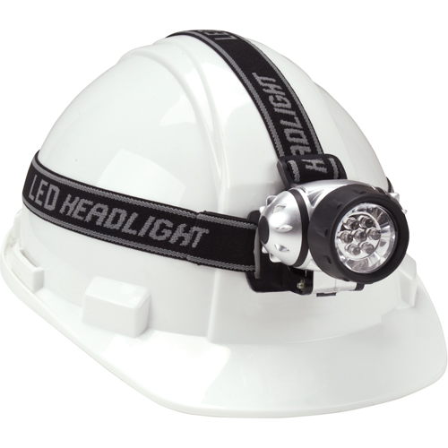 Lampe frontale, DEL, 28 lumens, 20 hres de fonctionnement, piles AAA Les Distributions ICE