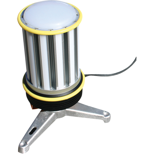 Lampe &agrave; couverture large Beacon 360 avec support pour plancher, DEL, 120 W, 13 000 lumens, Boîtier en Aluminium Les Distributions ICE