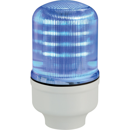 Balises modulaires multifonctionnelles &agrave; DEL Streamline, Continu/Clignotement/Rotatif, Bleu Les Distributions ICE