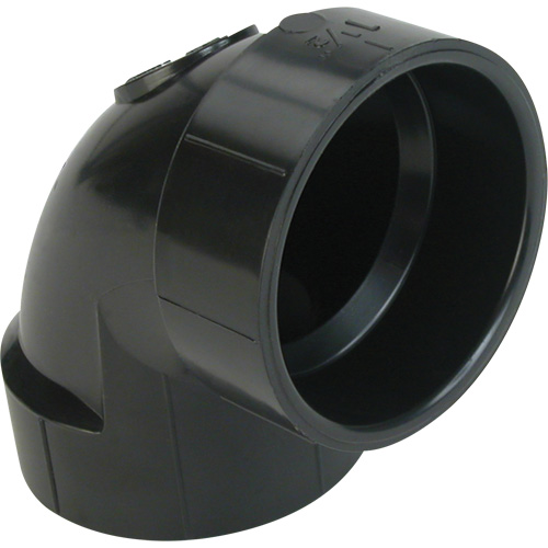 Raccord en coude 90°, Noeud x noeud, Plastique, 1-1/4" Les Distributions ICE