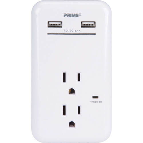 Chargeur USB Prime avec protection contre la surtension Les Distributions ICE