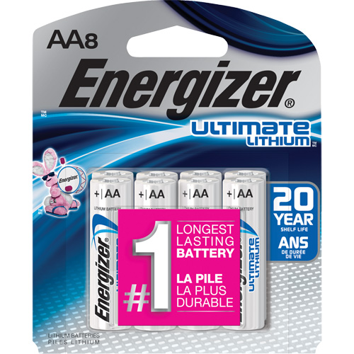 Batteries au lithium Ultimate, AA, 1,5 V Les Distributions ICE