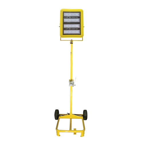 Chariot d'&eacute;clairage &agrave; t&ecirc;te unique avec treuil, DEL, 200 W, 30000 lumens, Boîtier en Aluminium Les Distributions ICE