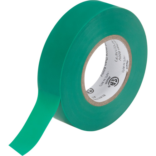 Ruban isolant, 19 mm (3/4") x 18 m (60'), Vert, 7 mils Les Distributions ICE