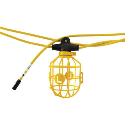 Courroie de lumi&egrave;res moul&eacute;e et robuste, 10 Lumi&egrave;res, 1200" lo, Boîtier en Plastique Les Distributions ICE