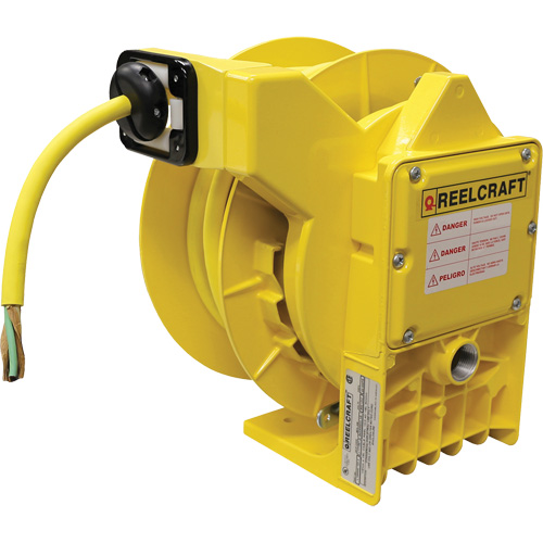 NM400 Heavy Duty Power Cord Reel, 50', SOW, 16 Gauge, 9 A Les Distributions ICE