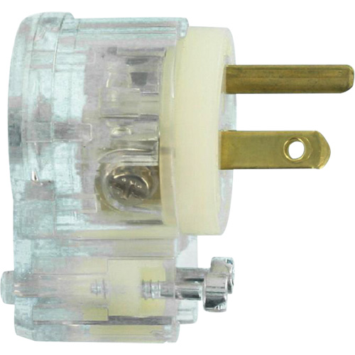 Angled Hospital Grade Extension Plug, Nylon, 15 Amps, 125 V Les Distributions ICE