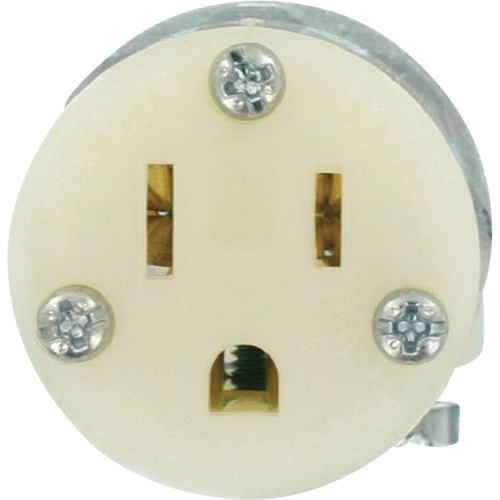 Connecteur de prise de rallonge de qualit&eacute; hospitali&egrave;re, 5-15R, Nylon Les Distributions ICE