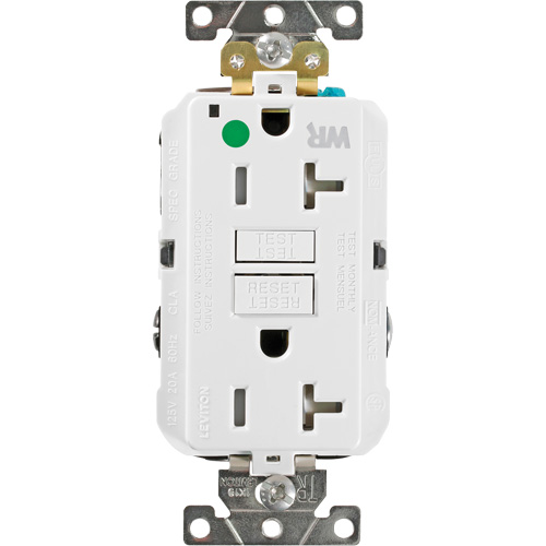 SmartlockPro&reg; Extra Heavy-Duty Self-Test GFCI Receptacle Les Distributions ICE
