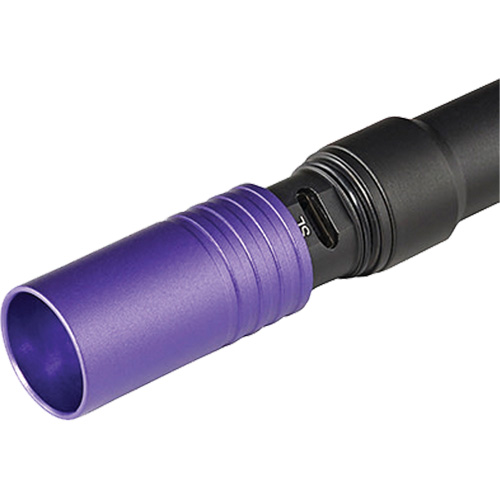 Lampe stylo UV avec port de recharge micro USB Stylus Pro, DEL, Corps en Aluminium, piles Rechargeable, Compris Les Distributions ICE