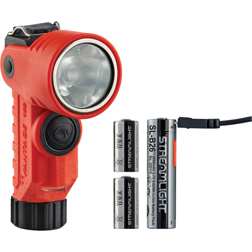 Lame de poche &agrave; alimentation multiple &agrave; angle droit pour casque Vantage 180 X, DEL, Piles Rechargeable/CR123A, Polym&egrave;re de nylon Les Distributions ICE