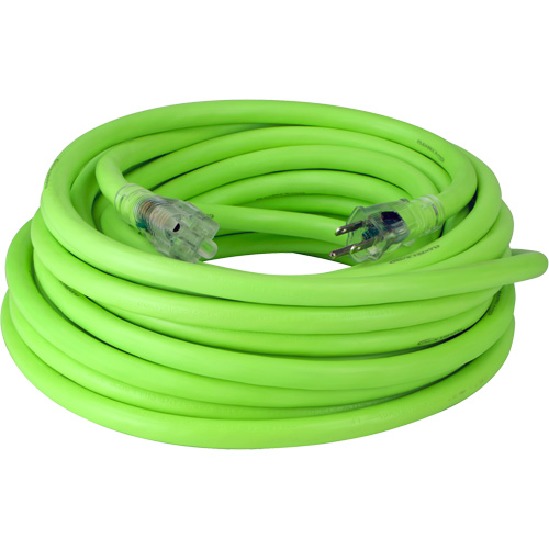 Flexzilla&reg; Pro Industrial Extension Cord, All-Weather, SJTW, 10/3 AWG, 15 A, 50' Les Distributions ICE