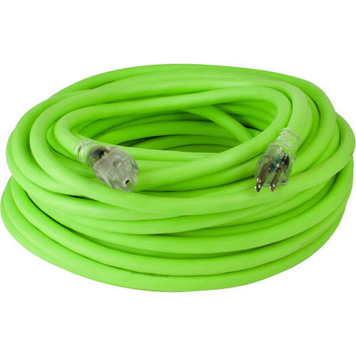 Flexzilla&reg; Pro Industrial Extension Cord, All-Weather, SJTW, 10/3 AWG, 15 A, 100' Les Distributions ICE